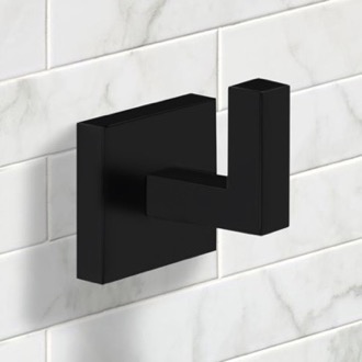 Bathroom Hook Bathroom Hook, Modern, Square, Black Nameeks NNBL0054